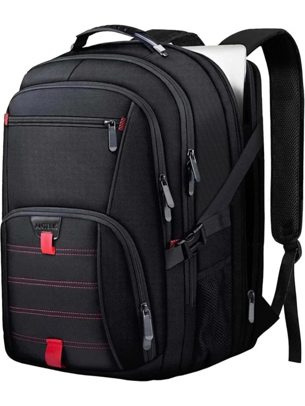 Extra Large Water-Resistant Travel Laptop Backpack, 17.3" Anti-Theft Carry-On
